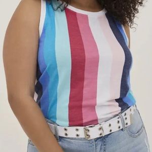 Torrid Muti Stripe Tank Top - NWT